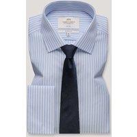 Hawes & Curtis Regular Fit Pure Cotton Striped Shirt Blue Mix