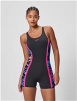 Speedo Hyperboom Splice Muscleback Legsuit Black Mix