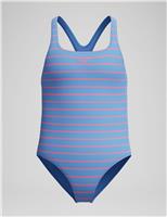 Striped Medalist One Piece Swimsuit (4-16 Yrs)