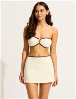 Beach Bound Padded Ring Detail Bandeau Bikini Top