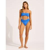 Seafolly Seafolly Collective High Waisted Bikini Bottoms Blue