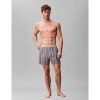 Calvin Klein Pure Cotton Poplin Striped Boxers Blue Mix