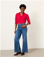 Pure Cotton Jersey Collared Shirt