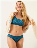 Sun Print Halterneck Bikini Top