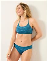 Sun Print High Leg Bikini Bottoms