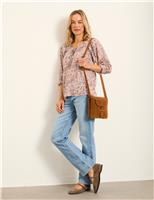 Floral Tie Neck Blouse