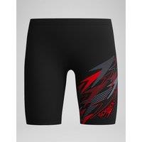 Speedo Medley Logo Jammer Printed Swim Shorts (5-16 Yrs) Black