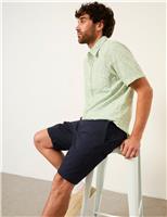 FatFace Cotton Rich Chino Shorts Khaki