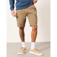 FatFace Relaxed Fit Pure Cotton Cargo Shorts Stone