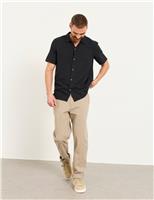 Tailored Fit Pique Chinos