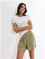 Triumph Mix & Match Striped Shorts Green