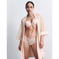 Triumph That Night In Vegas Lace & Mesh Wired Push-Up Bra (A-E) Natural