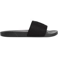 Calvin Klein Monogram Logo Sliders Black
