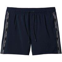 Calvin Klein Logo Tape Swim Shorts Navy