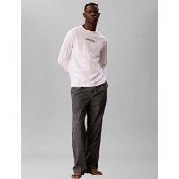 Calvin Klein Pure Cotton Poplin Pyjama Set White Mix