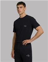 Calvin Klein Cotton Stretch Sleep Joggers Black