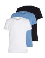 Calvin Klein 3 Pack Cotton Rich Stretch T-Shirts Black Mix