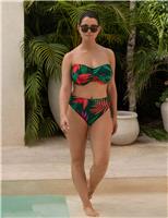 Pichola Floral Wired Bandeau Bikini Top (D-G)