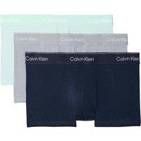 Calvin Klein 3 Pack Icon Cotton Stretch Low Rise Trunks Navy Mix