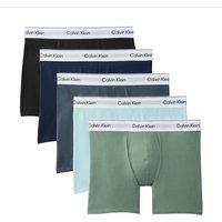 Calvin Klein 5 Pack Cotton Rich Stretch Boxers Black Mix