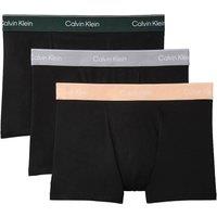Calvin Klein 3 Pack Icon Cotton Stretch Trunks Black Mix