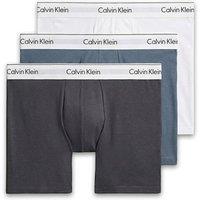 Calvin Klein 3 Pack Icon Cotton Stretch Boxers Blue Mix