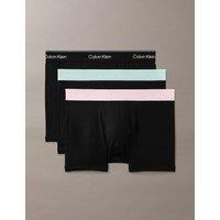 Calvin Klein 3 Pack Icon Cotton Stretch Trunks Black Mix