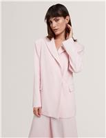 Relaxed Wrap Longline Blazer