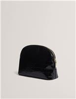 Croc Effect Wash Bag