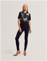 Fly Front High Waisted Leggings