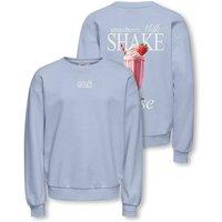 Kids Only Cotton Rich Milkshake Sweatshirt (7-14 Yrs) Blue Mix