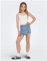 Kids Only Denim Skort (8-14 Yrs) Light Blue