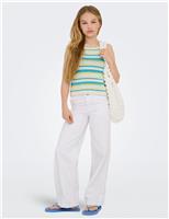 Denim Wide Leg Jeans (8-14 Yrs)
