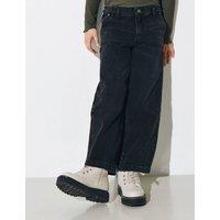 Kids Only Denim Wide Leg Jeans (8-14 Yrs) Black