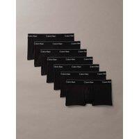 Calvin Klein 7 Pack Icon Cotton Stretch Trunks Black