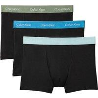 Calvin Klein 3 Pack Icon Cotton Stretch Trunks Black Mix