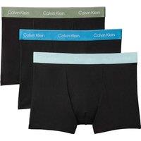 Calvin Klein 3 Pack Icon Cotton Stretch Trunks Black Mix