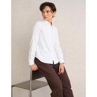 HOBBS Pure Cotton Striped Shirt Blue Mix