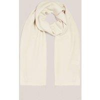 HOBBS Fringed Scarf Beige