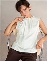HOBBS Crew Neck Blouse White