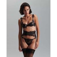 Bluebella Gabriella Lace Waspie Suspender Black
