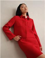 HOBBS Wool Blend Jacket Red