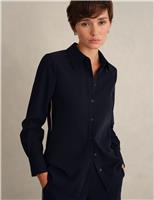 HOBBS Side Stripe Shirt Navy
