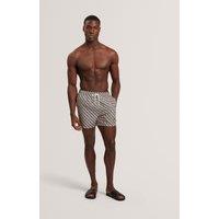 Ted Baker Geometric Print Swim Shorts Orange