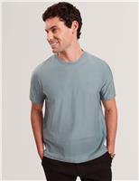 Ted Baker Pure Cotton T-Shirt Blue