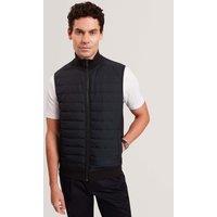 Ted Baker Cotton Blend Quilted Gilet Navy
