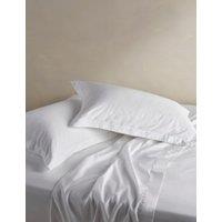 Bedfolk Pure Cotton 300 Thread Count Flat Sheet White
