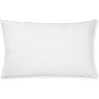 Bedfolk Pure Cotton Quilted Pillow Protector White