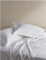 Bedfolk Pure Cotton 300 Thread Count Fitted Sheet White