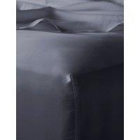 Bedfolk Pure Cotton Sateen Fitted Sheet Navy